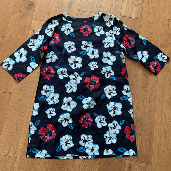 Talbots Navy Floral Swim Coverup - Picture 8 of 8